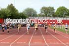 Womens under-17s 100 metres, North Eastern Track and Field Champs, Gateshead Stadium. Photo: David T. Hewitson/Sports for All Pics